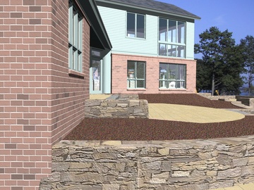 Martin Residence Guest House - modeled house, pool and terrace