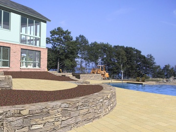 Martin Residence Guest House - modeled house, pool and terrace