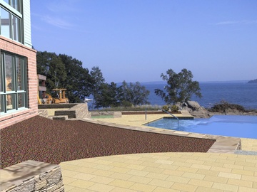 Martin Residence Guest House - modeled house, pool and terrace