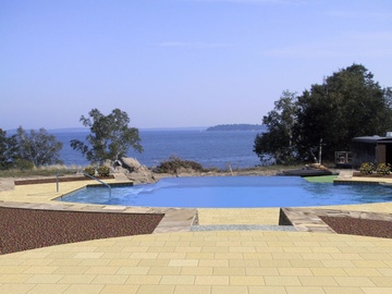 Martin Residence Guest House - modeled house, pool and terrace