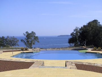 Martin Residence Guest House - modeled house, pool and terrace