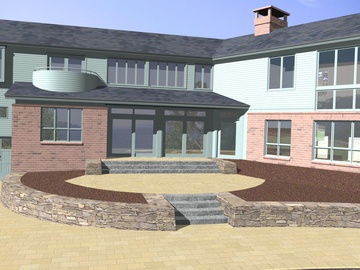 Martin Residence Guest House - modeled house, pool and terrace