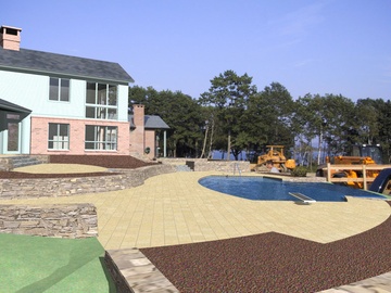 Martin Residence Guest House - modeled house, pool and terrace