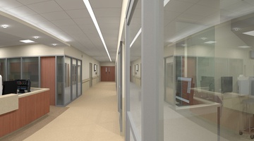 ICU - Hall and Staff Area